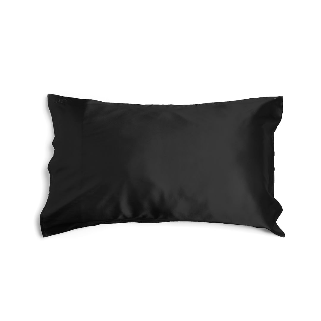 INDIVIDUAL SILK PILLOWCASE - Midnight Black - Manuka Dreams