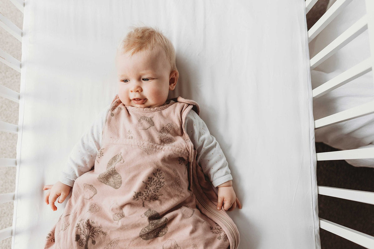 PURE SILK FITTED BABY SHEET - Cot Size - Manuka Dreams