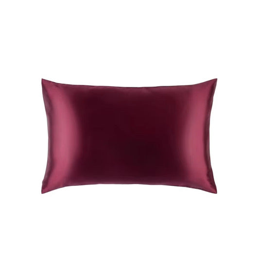 Red Silk Pillowcase