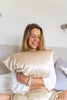 Champagne silk pillowcase