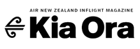 Air New Zealand Kia Ora inflight magazine logo on white background