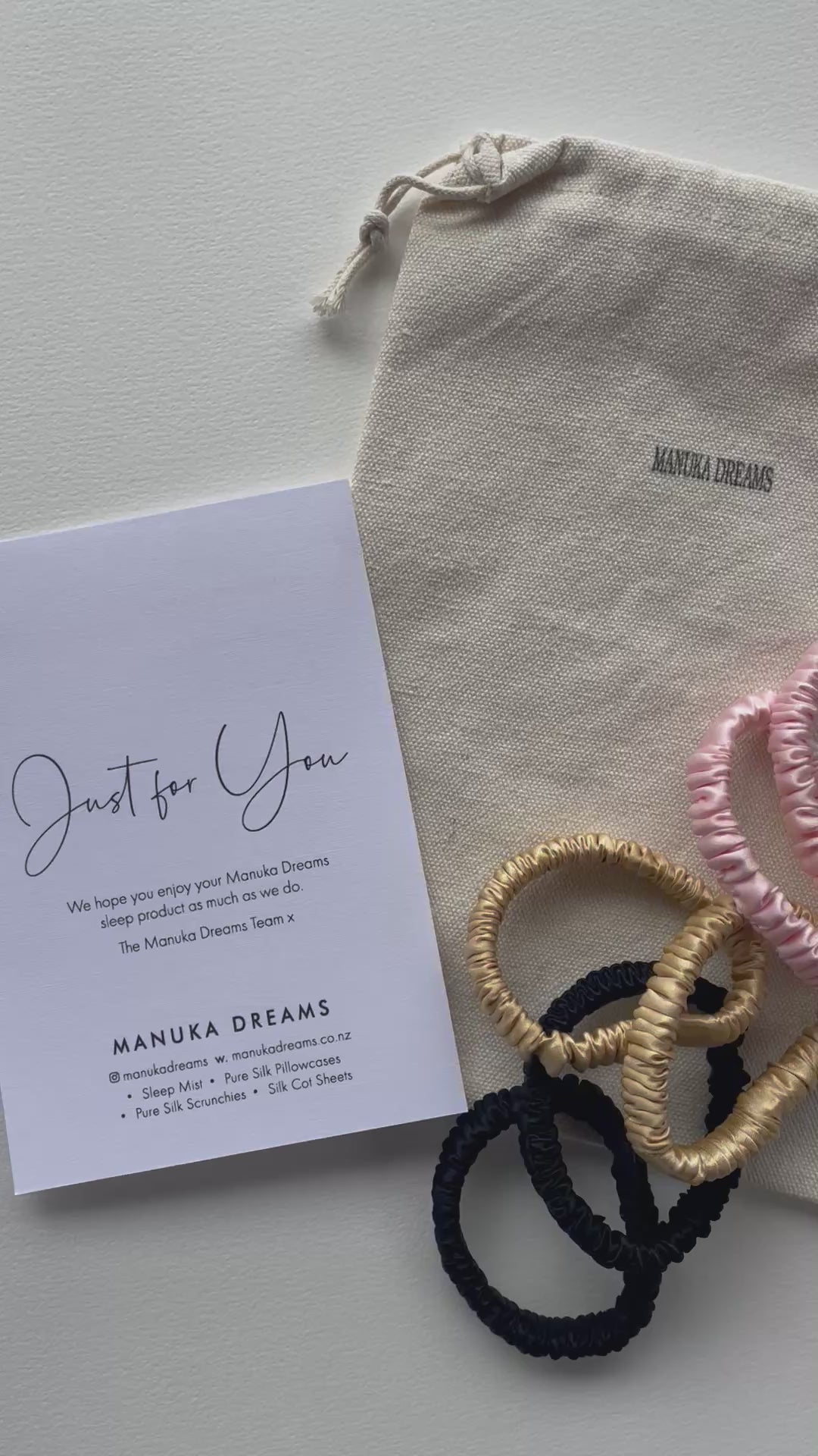 Six Skinny Pure Silk Scrunchies