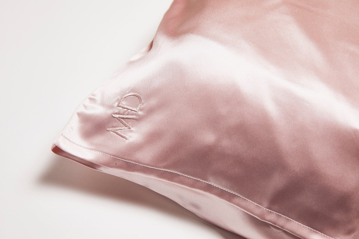 INDIVIDUAL SILK PILLOWCASE - Blush Pink - Manuka Dreams