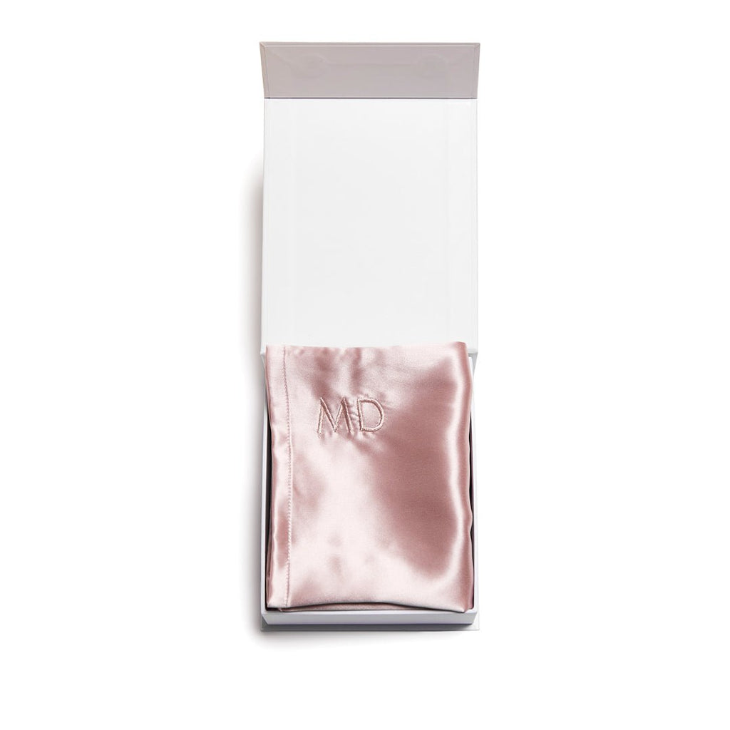 INDIVIDUAL SILK PILLOWCASE - Blush Pink - Manuka Dreams