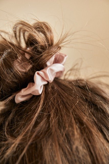 SILK SCRUNCHIE HEAVEN - Set of Three Large Pure Silk Scrunchies - Manuka Dreams